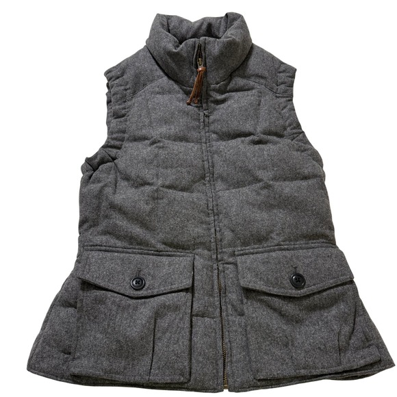 Eddie Bauer Jackets & Blazers - Eddie Bauer Yukon 1942 Reissue Gray Goose Down Vest Wms Medium Wool Blend EB550